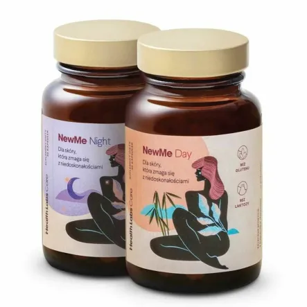 NewMe Dla Lepszej Kondycji Skóry, Włosów i Paznokci 60 Kapsułek - Health Labs Care - Wyprzedaż
