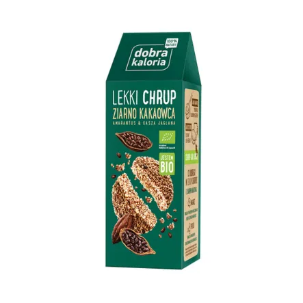 Lekki Chrup Ziarno Kakaowca Eko 65 g - Kubara