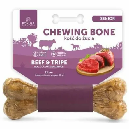 Kość do Żucia Senior 55 g (12 cm) - Pokusa
