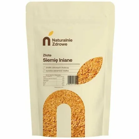 Siemię Lniane Złote Ziarno 1 kg - Naturalnie Zdrowe