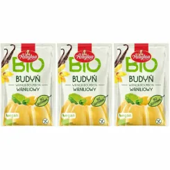 Zestaw 3 x Budyń Waniliowy Bezglutenowy Bio 40 g - Amylon
