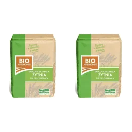 2 x Mąka Żytnia Typ 720 Chlebowa Bio 1 kg - Bioharmonie (05.02.2024)
