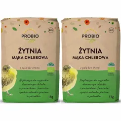 2 x Mąka Żytnia Chlebowa BIO 1 kg - Probio
