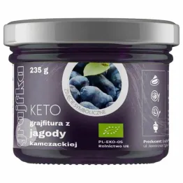 Mus z Jagody Kamczackiej Bez Dodatku Cukru Keto Bio 235 g - Grajfka