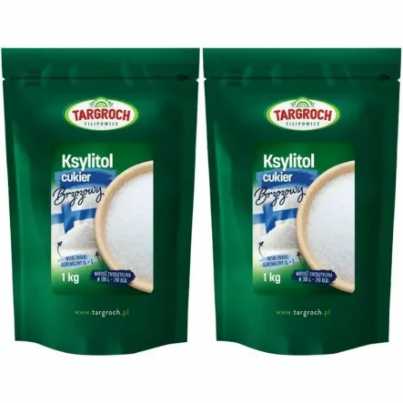 Zestaw 2 x Ksylitol Fiński Danisco (Cukier Brzozowy) 1 kg - Targroch