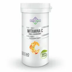Witamina C Kwas L-Askorbinowy 1000 mg 60 Kapsułek - Soul Farm ( Ascorbic Acid )