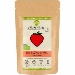 Łyżka Smaku Truskawka (Liofilizowane Sproszkowane Truskawki) Bio 40 g - Czary Mamy