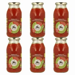 6 x Sos Pomidorowy Z Bazylią Bio 500 G Alce Nero