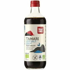 Sos Sojowy Tamari 25% Mniej Soli Bezglutenowy Bio 500 ml - Lima