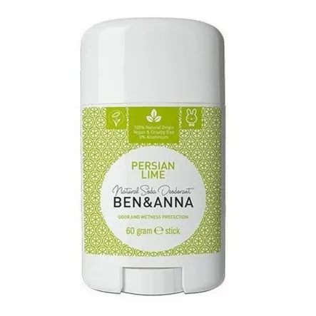 Dezodorant w Sztyfcie na Bazie Sody Persian Lime 60 g - Ben&Anna