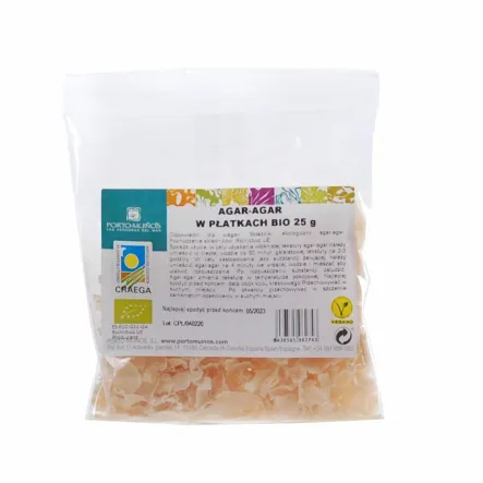 Agar-Agar w Płatkach Bio 25 g - Porto Muinos