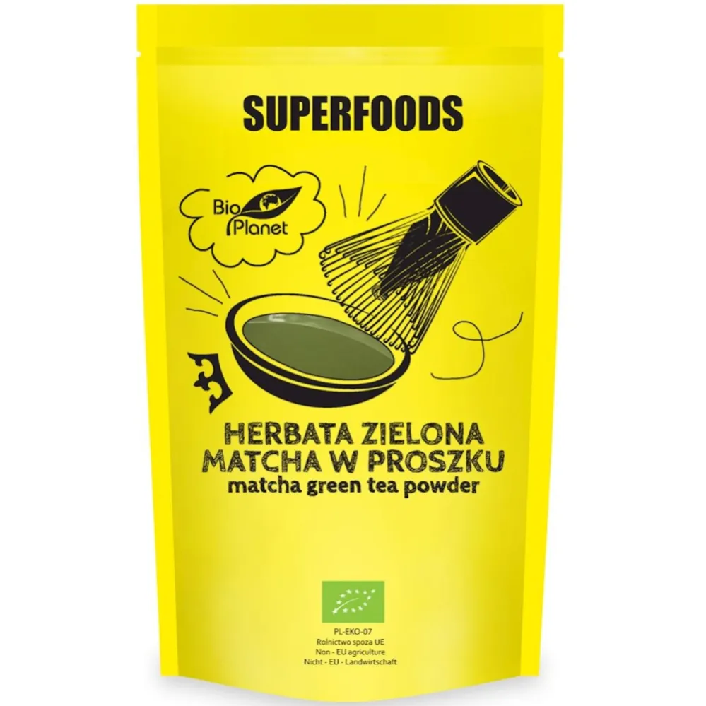 Herbata Zielona Matcha w Proszku Bio 100 g - Bio Planet