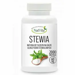 Stewia Słodzik Pastylki 2000 Sztuk -  NatVita