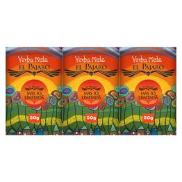3 x Yerba Mate El Pajaro - Mas IQ Limitada 50 g