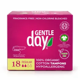Tampony Higieniczne z Bawełny Organicznej Regular 18 szt. - Gentle Day