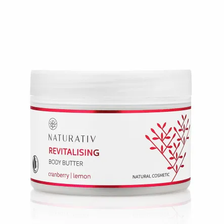 Rewitalizujące Masło do Ciała Żurawina - Cytryna 250 ml - Naturativ  - Wyprzedaż