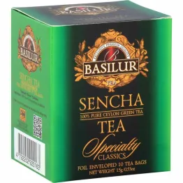 Herbata Zielona Sencha 10 Saszetek (15 g) - Basilur