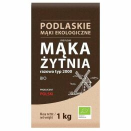 Mąka Żytnia Razowa Typ 2000 BIO 1 kg - BioLife