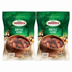 Zestaw 2 x Daktyle Suszone Bez pestek 1 kg Flowpack - Targroch