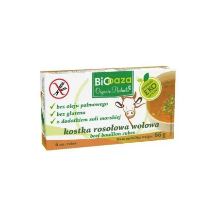 Bulion Wołowy Bio 66 g BioOaza
