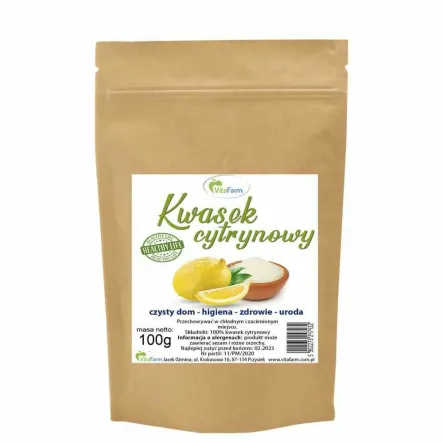 Kwasek Cytrynowy 100 g - Vitafarm