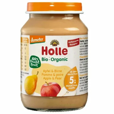 Deser Dla Niemowląt Jabłko i Gruszka Bio Demeter 190 g - Holle
