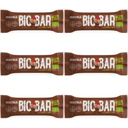 6 x Baton Daktylowy Kakao & Kokos Bez Dodatku Cukru Bezglutenowy Bio 35 g - Naura