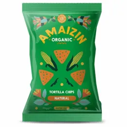 Chipsy Kukurydziane Solone Bezglutenowe Bio 150 g - Amaizin