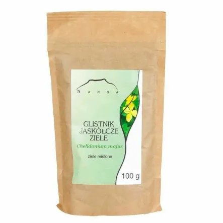 Glistnik Jaskółcze Ziele Mielone 100 g - Nanga