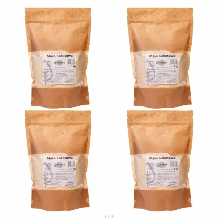Zestaw 4 x Mąka Kokosowa 1 kg Natur Planet 