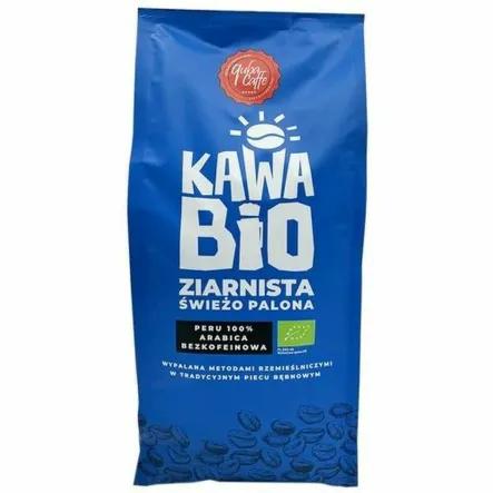 Kawa Ziarnista Bezkofeinowa Arabica 100% Peru Bio 1 kg - Quba Caffe