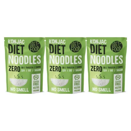 3 x Makaron Shirataki Konjac Noodles Zero 200 g - Diet-Food