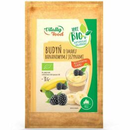 Bio Budyń o Smaku Bananowym z Jeżynami 38 g - Wodzisław