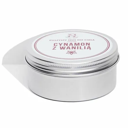 Puszysty Mus do Ciała Cynamon z Wanilią 150 ml - 4 Szpaki - Przecena Krótka Data Minimalnej Trwałości