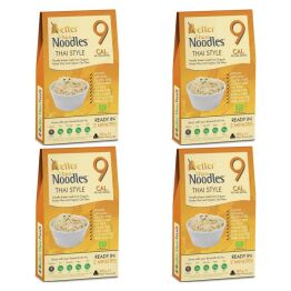 Zestaw 4 x Makaron Konjac Noodle Thai Style Bezglutenowy Bio 385 g (300 g) - Better Than Noodles