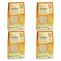 Zestaw 4 x Makaron Konjac Noodle Thai Style Bezglutenowy Bio 385 g (300 g) - Better Than Noodles