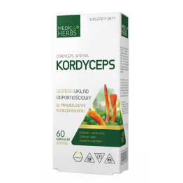 Kordyceps 600 mg 60 Kapsułek - Medica Herbs