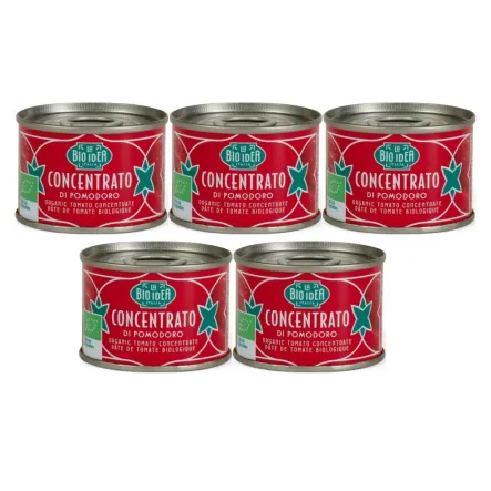 5 x Koncentrat Pomidorowy Bio 70 g - La Bio Idea