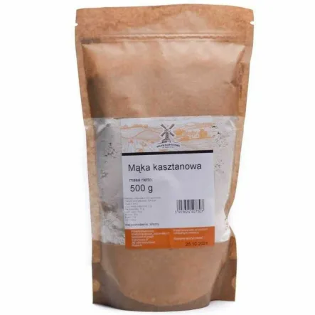 Mąka Kasztanowa 500 g - Młyn Kopytowa (data: 19.04.2025)
