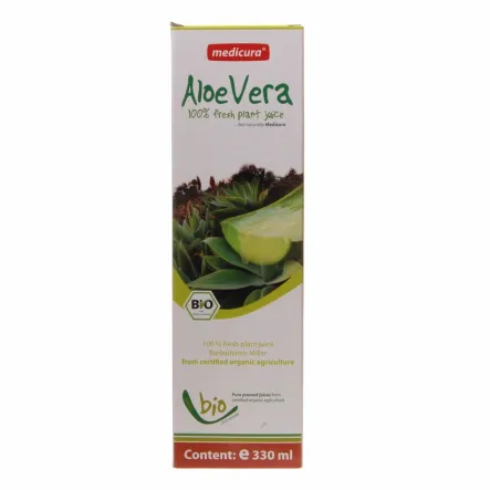 Sok z Aloesu (Aloe Vera) Bio 330 ml - Medicura 