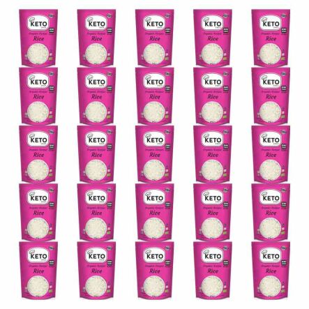 25 x Makaron Keto (Konjac Typu Noodle W Kształcie Ryżu) Bio 270 g (200 g) - Keto Chef