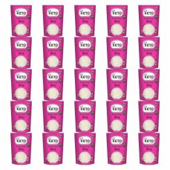 25 x Makaron Keto (Konjac Typu Noodle W Kształcie Ryżu) Bio 270 g (200 g) - Keto Chef