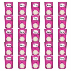25 x Makaron Keto (Konjac Typu Noodle W Kształcie Ryżu) Bio 270 g (200 g) - Keto Chef