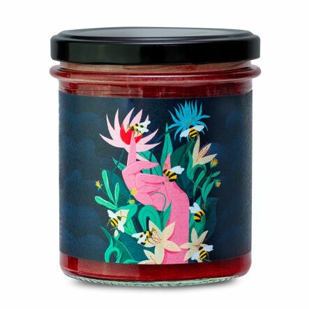 Miód Nektarowy Wielokwiatowy z Wiśnią 430 g Pasieki Sadowskich