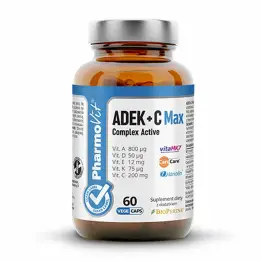 ADEK + C MAX Clean Label 60 kapsułek - Pharmovit