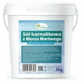 Sól Karnalitowa z Morza Martwego Naturalna Nieoczyszczona 5 kg - Vitafarm