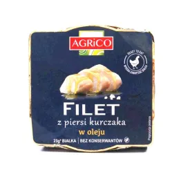 Filet z Piersi Kurczaka w Oleju 160 g (100 g) - AGRiCO