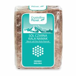 Sól Czarna Kala Namak Drobno Mielona 600 G Crystalline Planet 