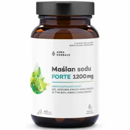 Maślan Sodu FORTE Mikrokapsułkowany 60 Kapsułek - Aura Herbals