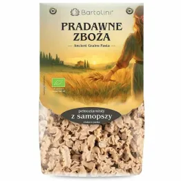 Makaron z Samopszy Pełnoziarnisty Fala BIO 250 g - Bartolini Pradawne Zboża